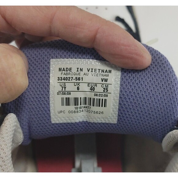 Nike 6.0 Air Mogan Mid Premium Skate Shoes WHT/BLK/PINK/PURPLE Women's US 8.5 - Picture 16 of 16